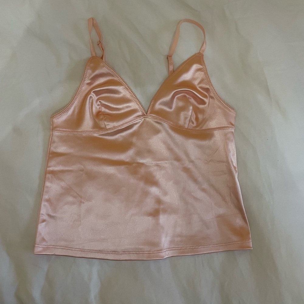 Urban Outfitters Blush Satin Camisole